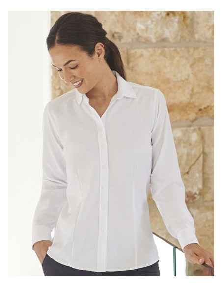 HEN-H591-Ladies Wicking Long Sleeve Shirt 2
